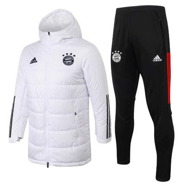 Chaqueta Abajo Bayern Munich Conjunto Completo 2020/21 Blanco